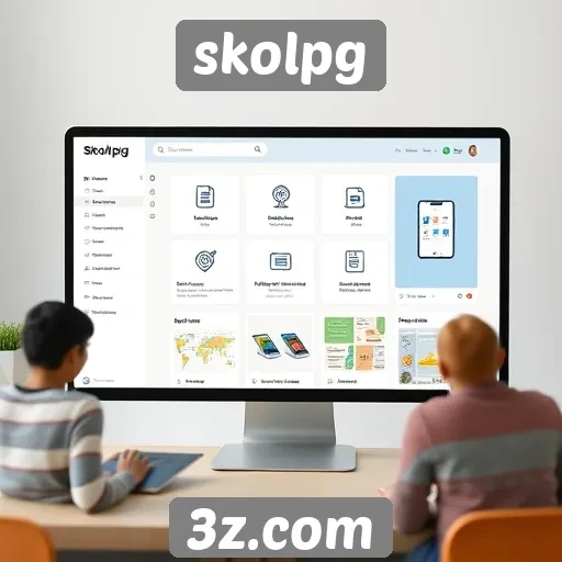 Navegação intuitiva aprimora a experiência no site Skolpg